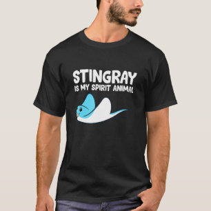 Camiseta Stingray es mi animal espiritual que amo a Stingra