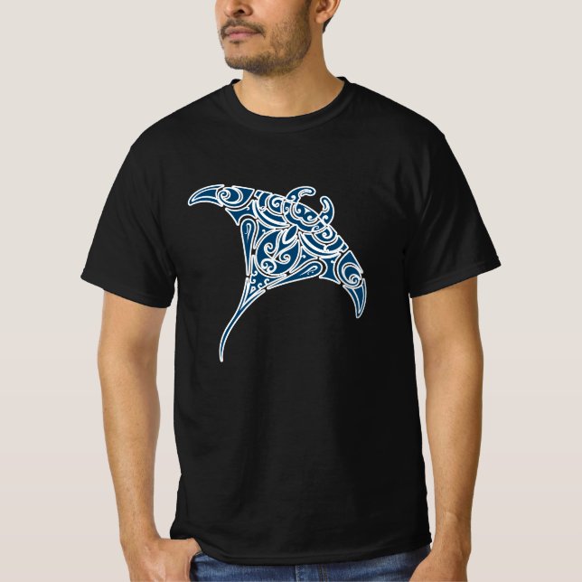 Camiseta Stingray maori tattoo (Anverso)