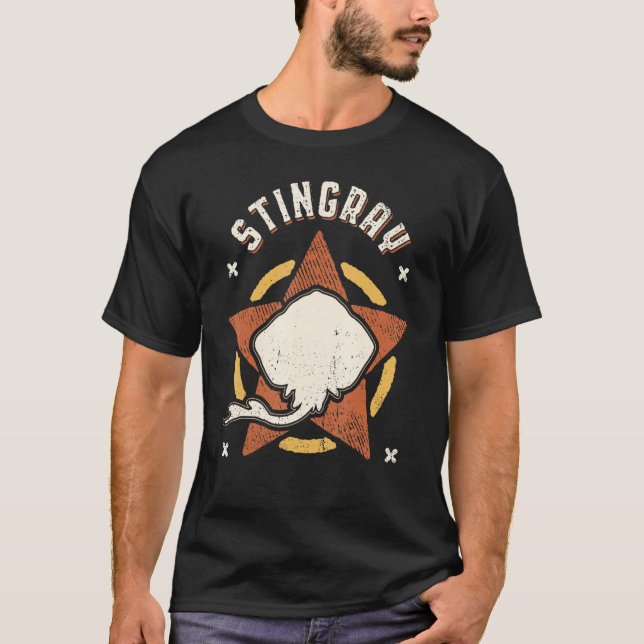 Camiseta Stingray Vintage Retro Classic Animal (Anverso)