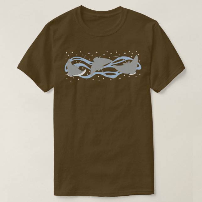 Camiseta Stingrays Cownose Ray Pegatina Pack (Diseño del anverso)