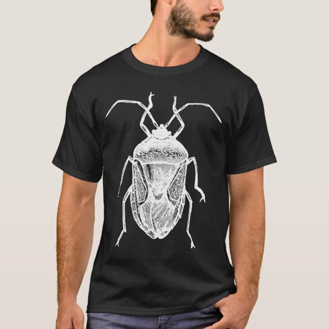 Camiseta Stink Bug Beetle Y Halyomorpha Halys (Anverso)