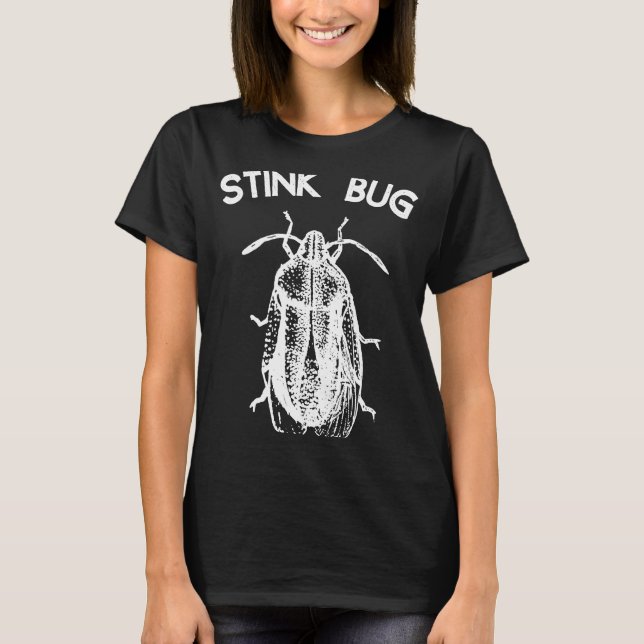 Camiseta Stink Bug Beetle Y Halyomorpha Halys (Anverso)
