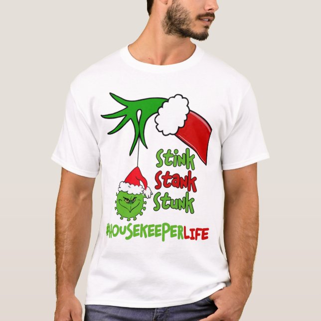 Camiseta Stink Stank Stunk Funny Navidades (Anverso)
