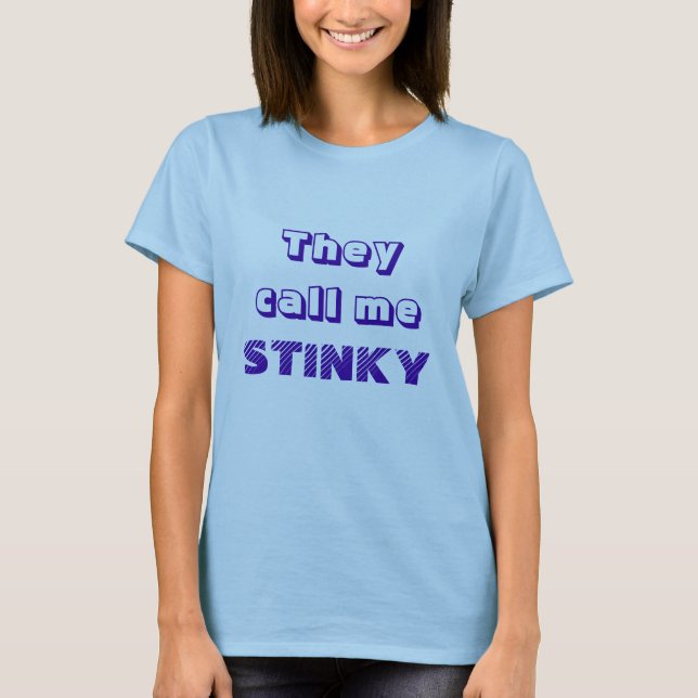 CAMISETA STINKY:) (Anverso)