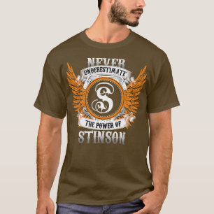 Camiseta Stinson Name Shirt Nunca Subestima El Poder O