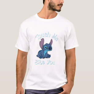 Camiseta Stitch Touch Me y yo te morderé a los fans