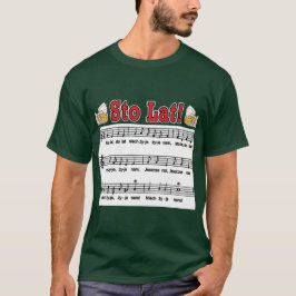 Camiseta ¡Sto Lat! Canción con tazas de cerveza