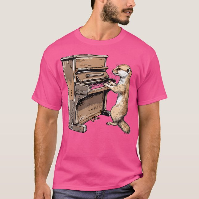 Camiseta Stoat Playing The Piano (Anverso)