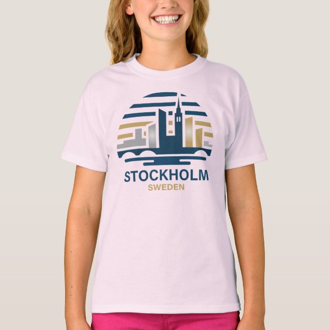 Camiseta Stockholm Sweden Europe (Anverso)