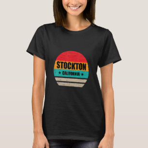 Camiseta Stockton California Retro Vintage Sunset Estados U