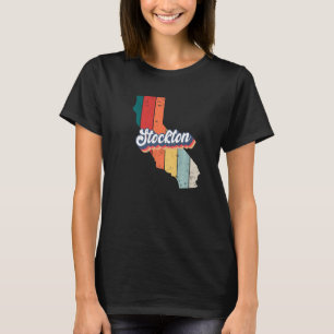 Camiseta Stockton City Retro Vintage Hometown California