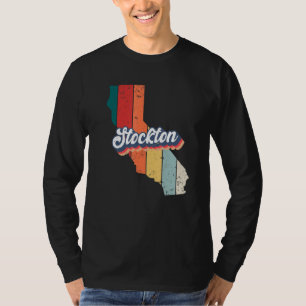 Camiseta Stockton Ciudad Retro Vintage Pueblo Natal Califor