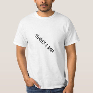 Camiseta stogies y cerveza