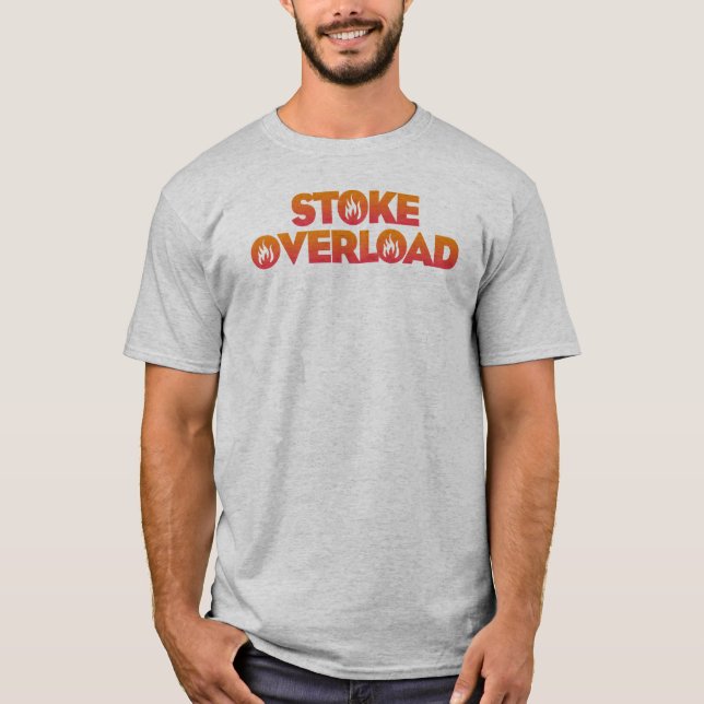 Camiseta Stoke Overload Flames (Anverso)