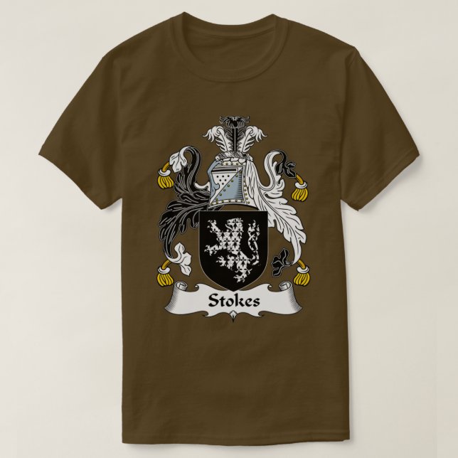 Camiseta Stokes Coat of Arms Family Crest  (Diseño del anverso)