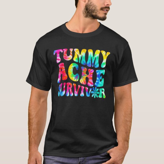 Camiseta Stomachache, superviviente de la época de los tumm (Anverso)