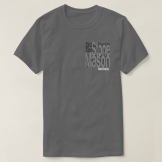 Camiseta Stone Mason Extraordinaire PERSONALIZADO