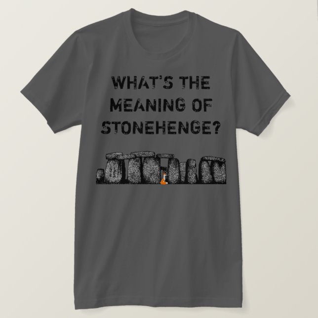 Camiseta Stonehenge (Anverso del diseño)