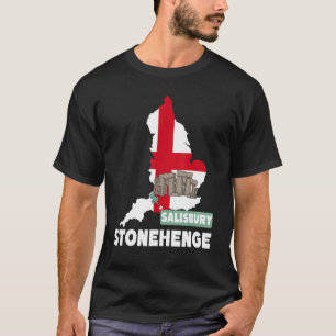 Camiseta Stonehenge England Souvenir England Map Stoneheng