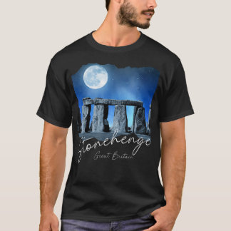 Camiseta Stonehenge England Souvenir  Stonehenge At Night 