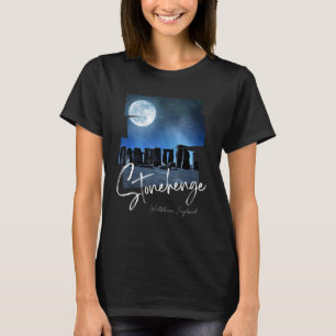 Camiseta Stonehenge England Souvenir Stonehenge De Noche