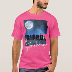 Camiseta Stonehenge England SouvenirStonehenge De Noche
