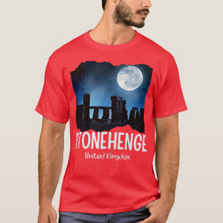 Camiseta Stonehenge England SouvenirStonehenge Por La Noche