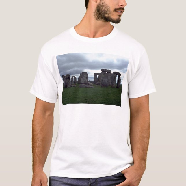 Camiseta Stonehenge, formación de roca de Inglaterra (Anverso)