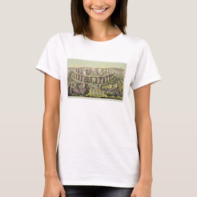 Camiseta Stonehenge, or a Circular Temple of the Druids, pl (Anverso)