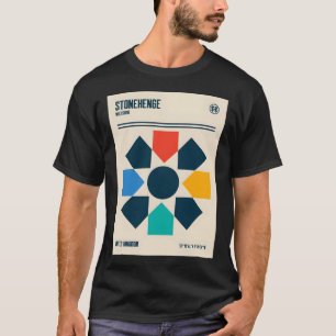 Camiseta Stonehenge Retro Travel Art