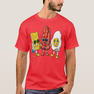 Camiseta Stoners de queso de huevo de tocino