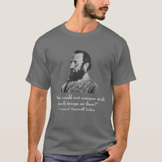Camiseta "Stonewall general" Jackson y cita