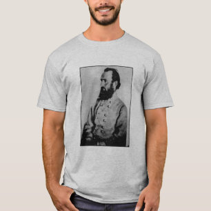 Camiseta Stonewall Jackson y cita - gris