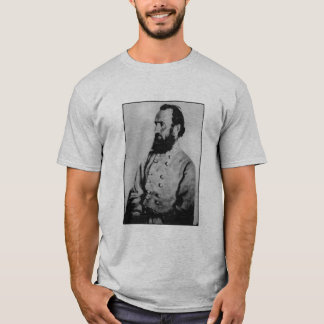 Camiseta Stonewall Jackson y cita - gris
