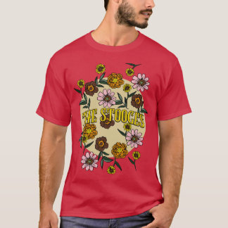 Camiseta Stooges Nombre Flor Retro Floral personalizada 80