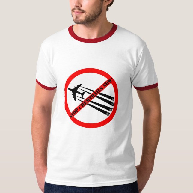 CAMISETA STOP CHEMTRAILS (Anverso)