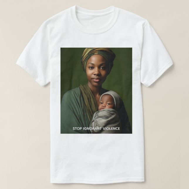 Camiseta Stop Ignorant Violence T-Shirt (Diseño del anverso)