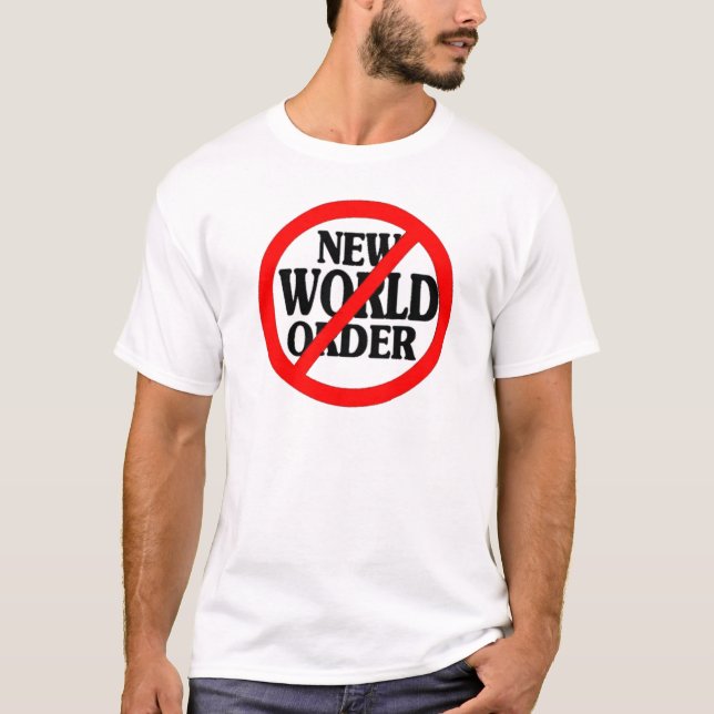 CAMISETA STOP NUEVO ORDEN MUNDIAL (Anverso)