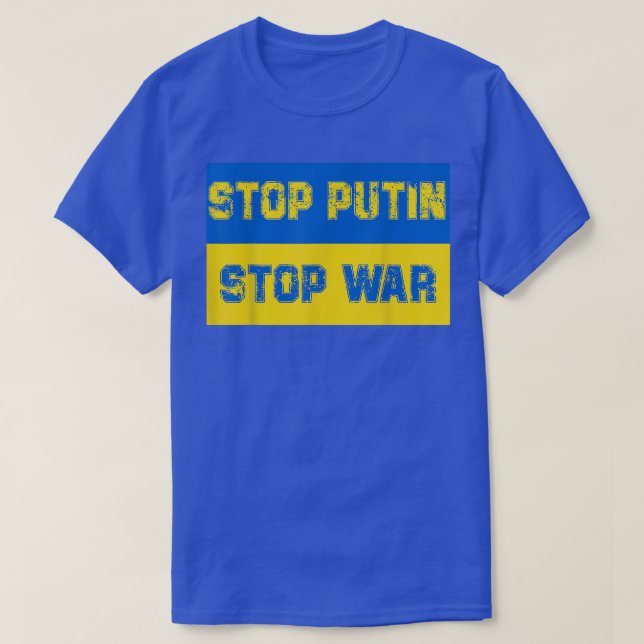 Camiseta Stop putin stop war  (Diseño del anverso)