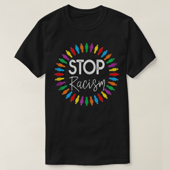 Camiseta Stop Racism  (Diseño del anverso)
