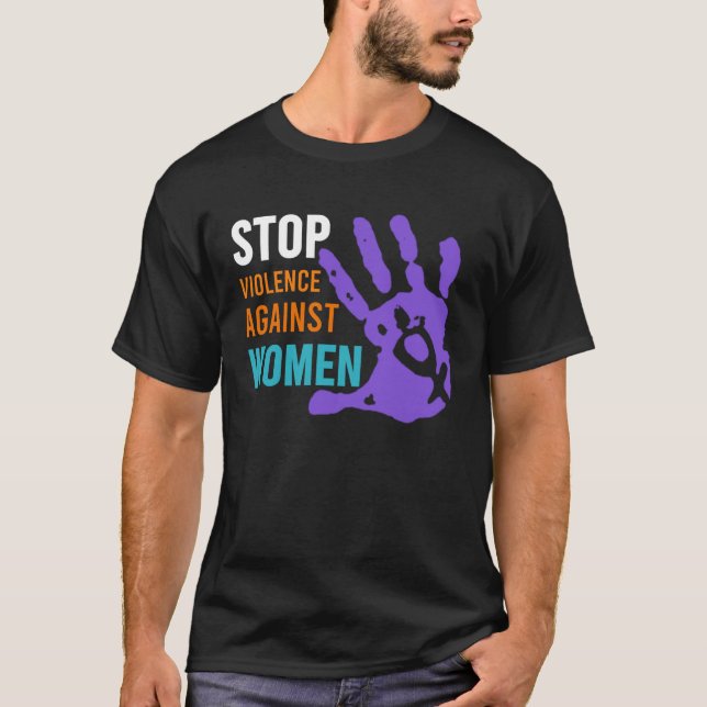 Camiseta Stop Violence Against Women s (Anverso)