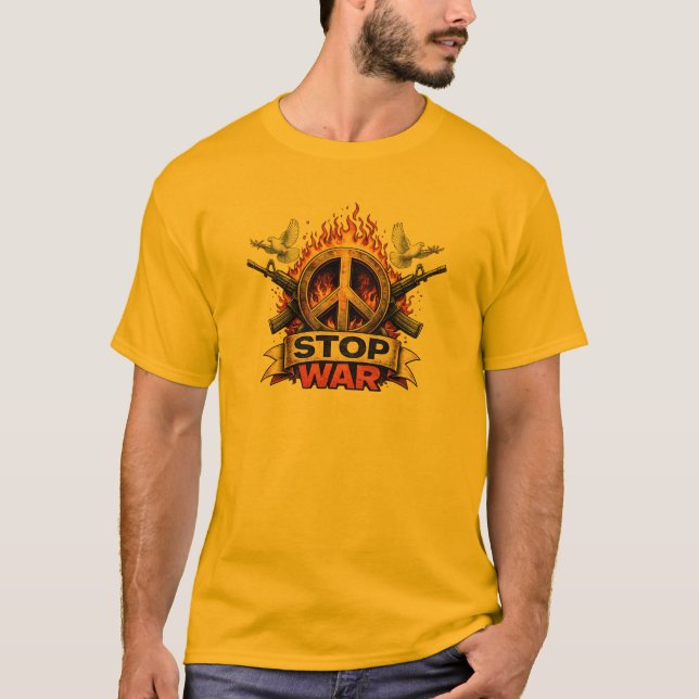 Camiseta Stop War (Anverso)