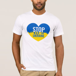 Camiseta Stop War in Ukraine. I support Ukraine.