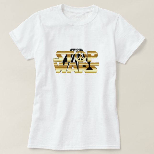 Camiseta Stop Wars T-Shirt (Diseño del anverso)