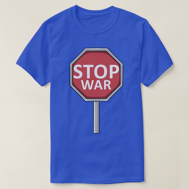 Camiseta StopSign Wars Conflictos militares (Diseño del anverso)