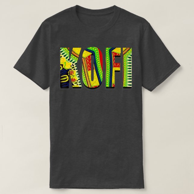 Camiseta Storecastle Kofi Viernes Nació el orgullo de regal (Diseño del anverso)