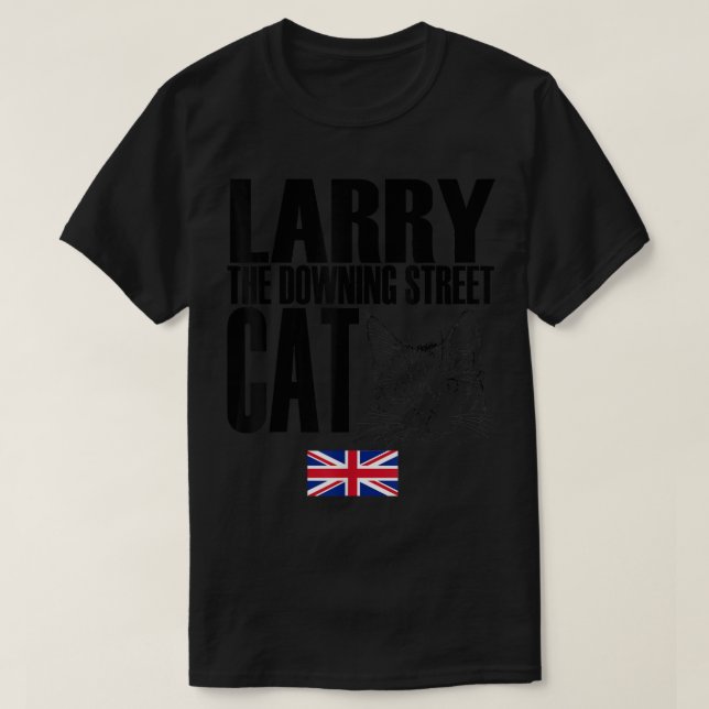 Camiseta Storecastle Larry the Downing Street Cat UK  (Diseño del anverso)