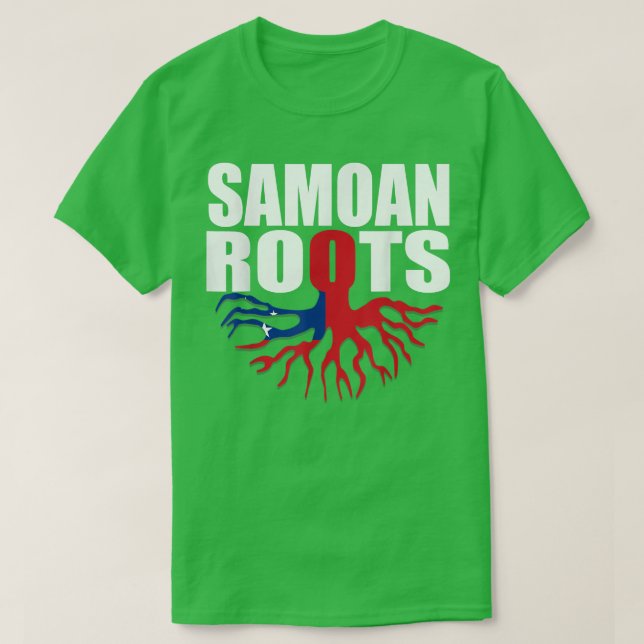 Camiseta Storecastle Samoan Roots Samoa Flag Gift Pride  (Diseño del anverso)