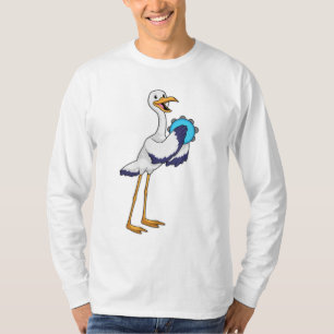 Camiseta Stork como músico con ambourine