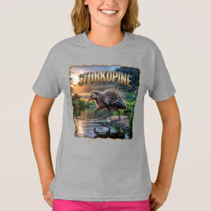 Camiseta Storkupine Fotográfico – Cigüeña Puercoespín Diver